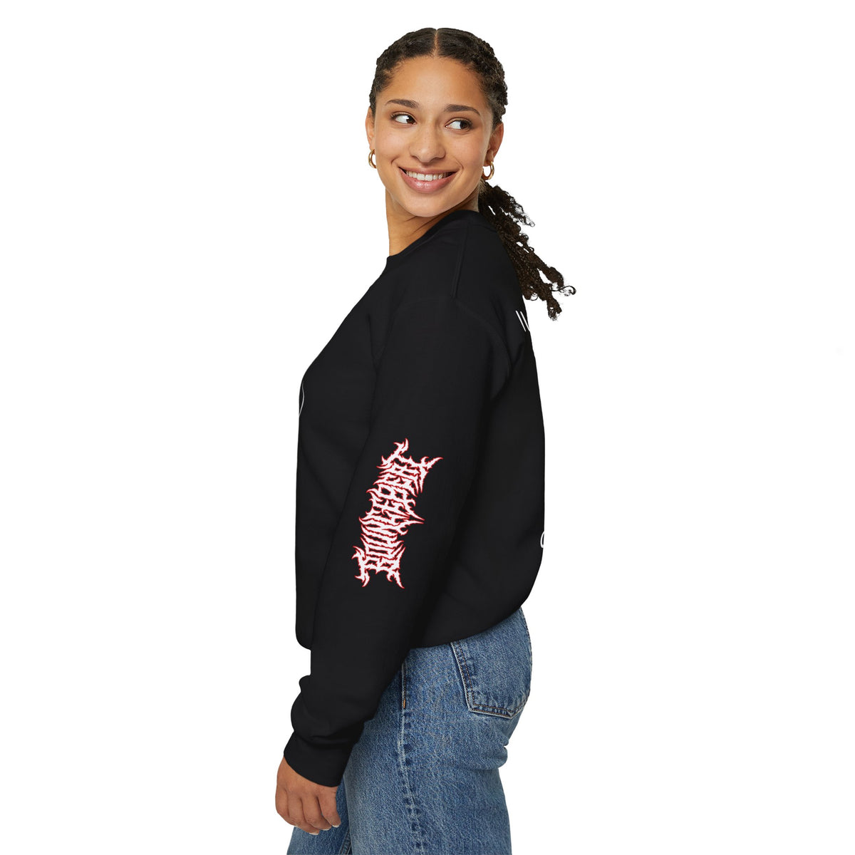 Drum & Bass On my Face Sweatshirt, Bass Music Lovers, Festival Wear , Funny Quotes