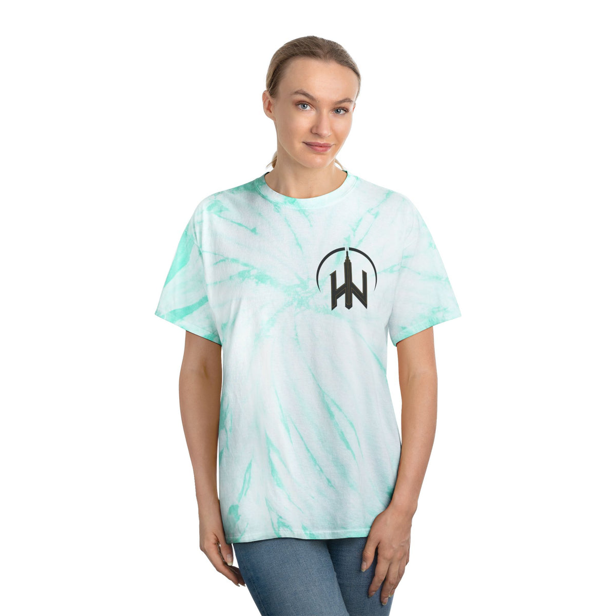 Bounce Beat Cyclone Tie-Dye Tee - Vibrant Yellow Graphic Shirt for Casual Style Party Raves Music Lovers