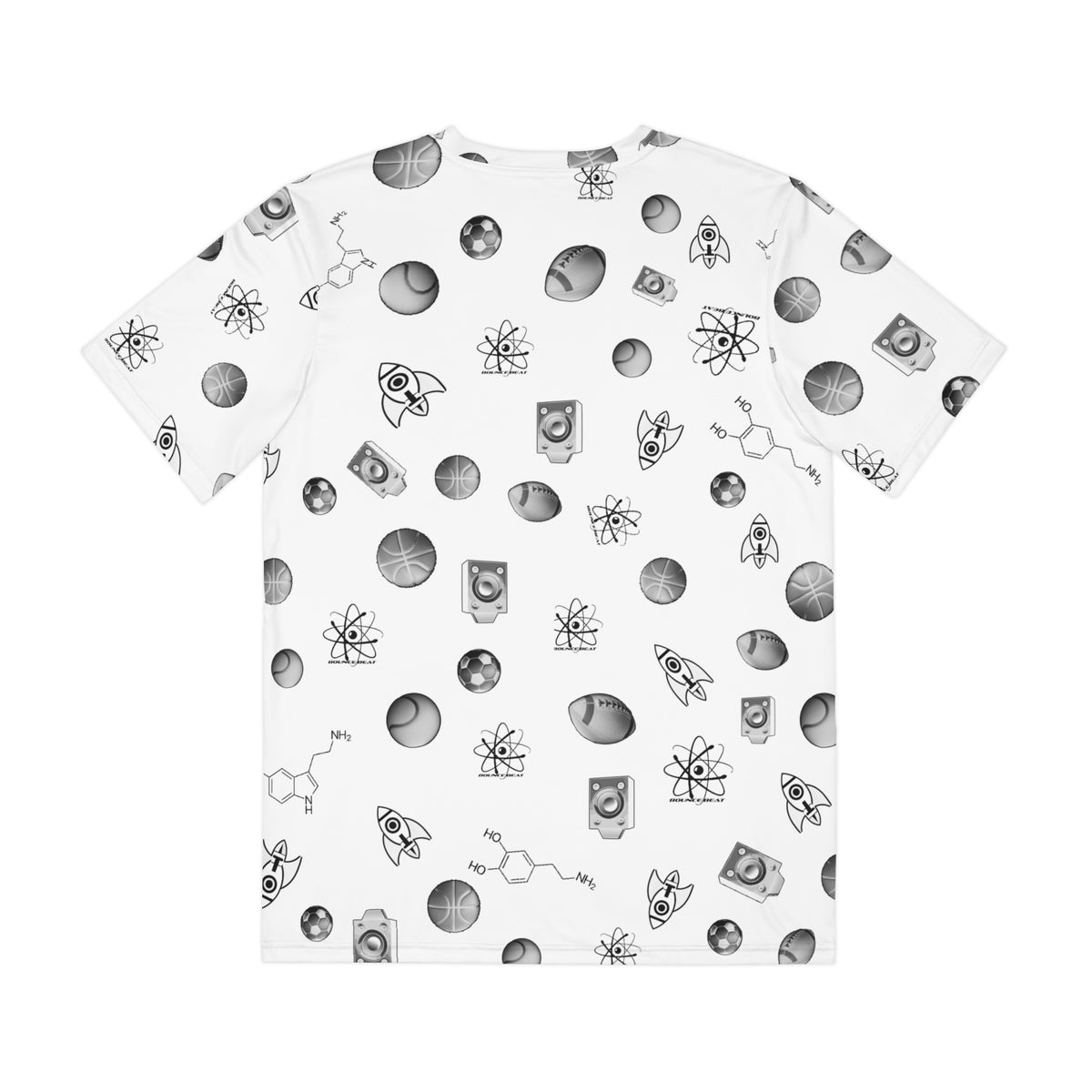 Bounce Beat Collage White Tee