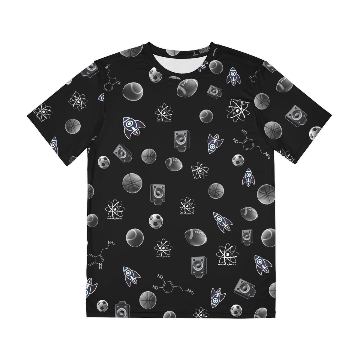 Bounce Beat Collage T shirt