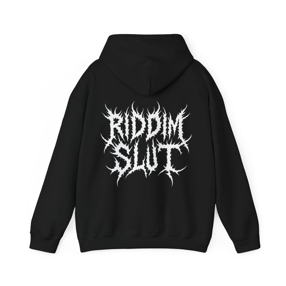 Riddim Slut Bounce Beat Death Metal Font Hoodie