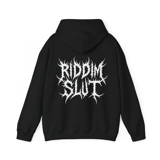 Riddim Slut Bounce Beat Death Metal Font Hoodie