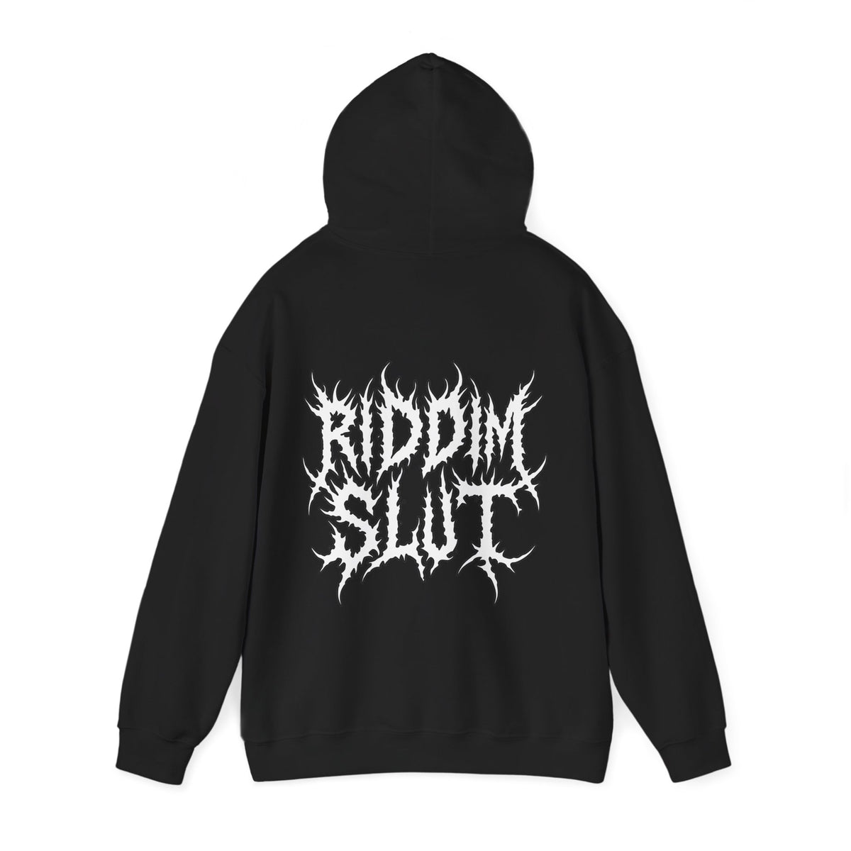 Riddim Slut Bounce Beat Death Metal Font Hoodie