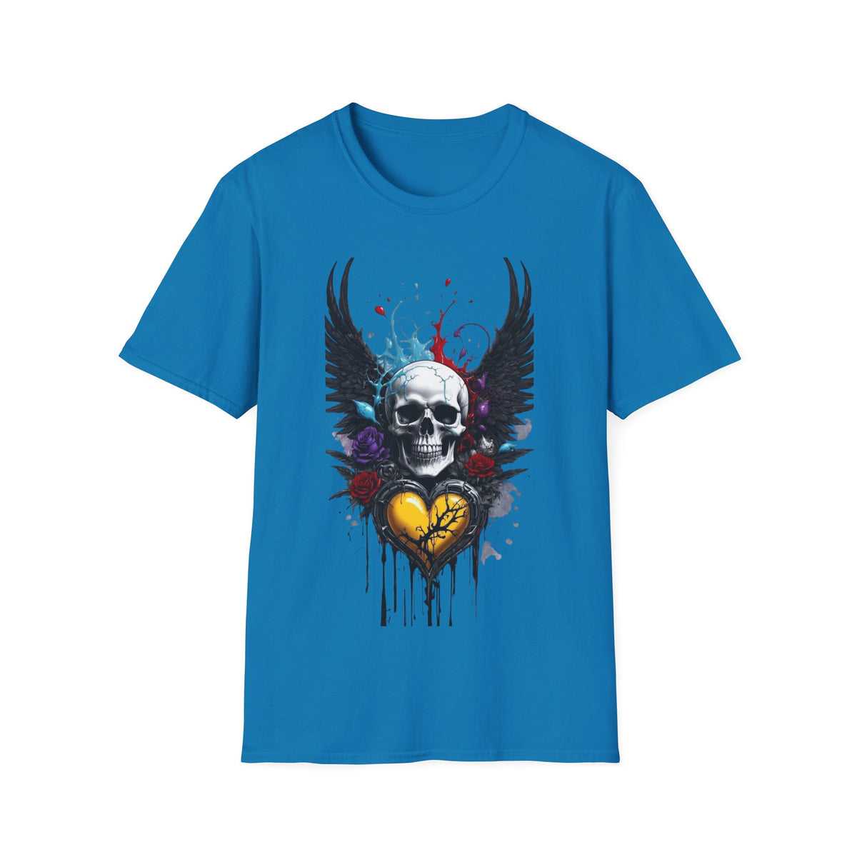 Skeleton Heart T-Shirt, Skull Love Tee