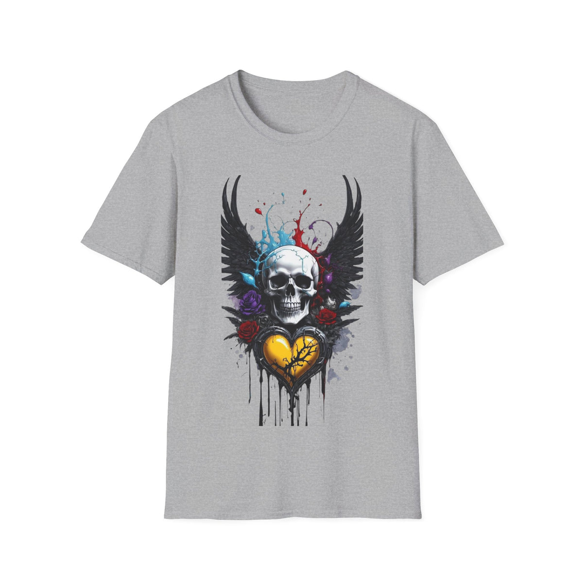 Skeleton Heart T-Shirt, Skull Love Tee