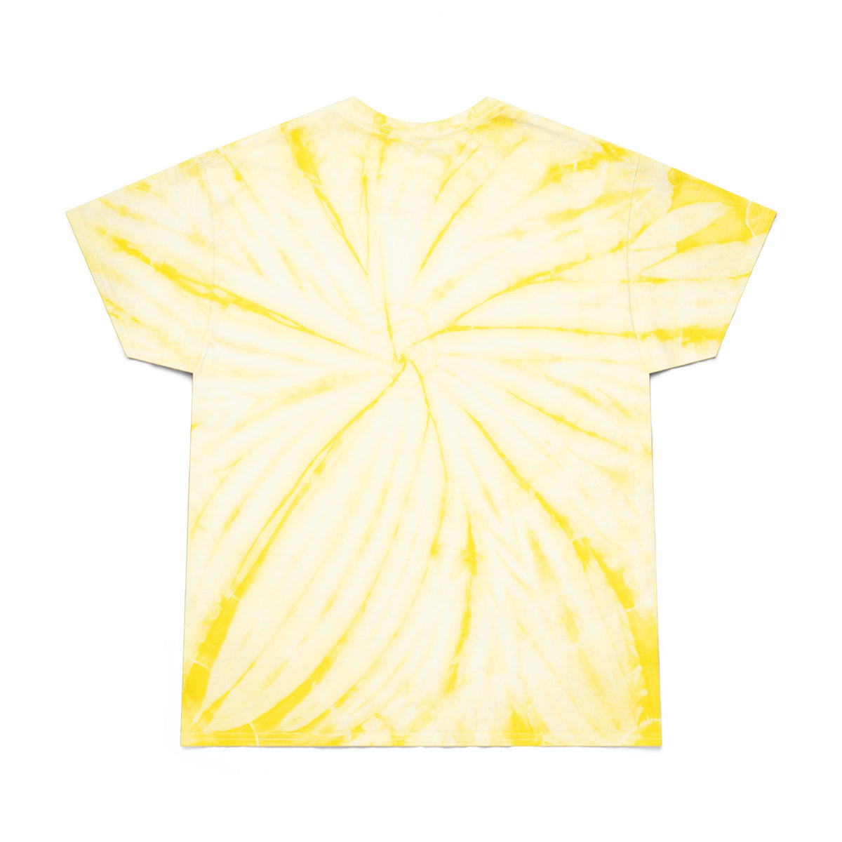 Bounce Beat Cyclone Tie-Dye Tee - Vibrant Yellow Graphic Shirt for Casual Style Party Raves Music Lovers