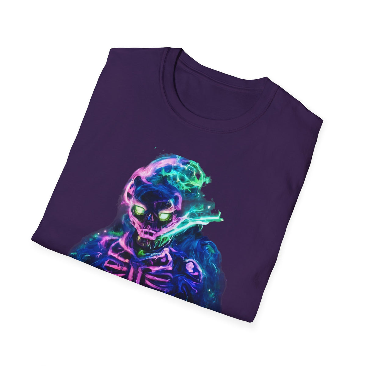 Skeleton Purple Fire T-Shirt