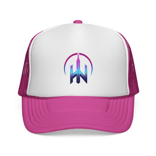 Bounce Beat Death Metal Font Logo Trucker Cap for Music Lovers