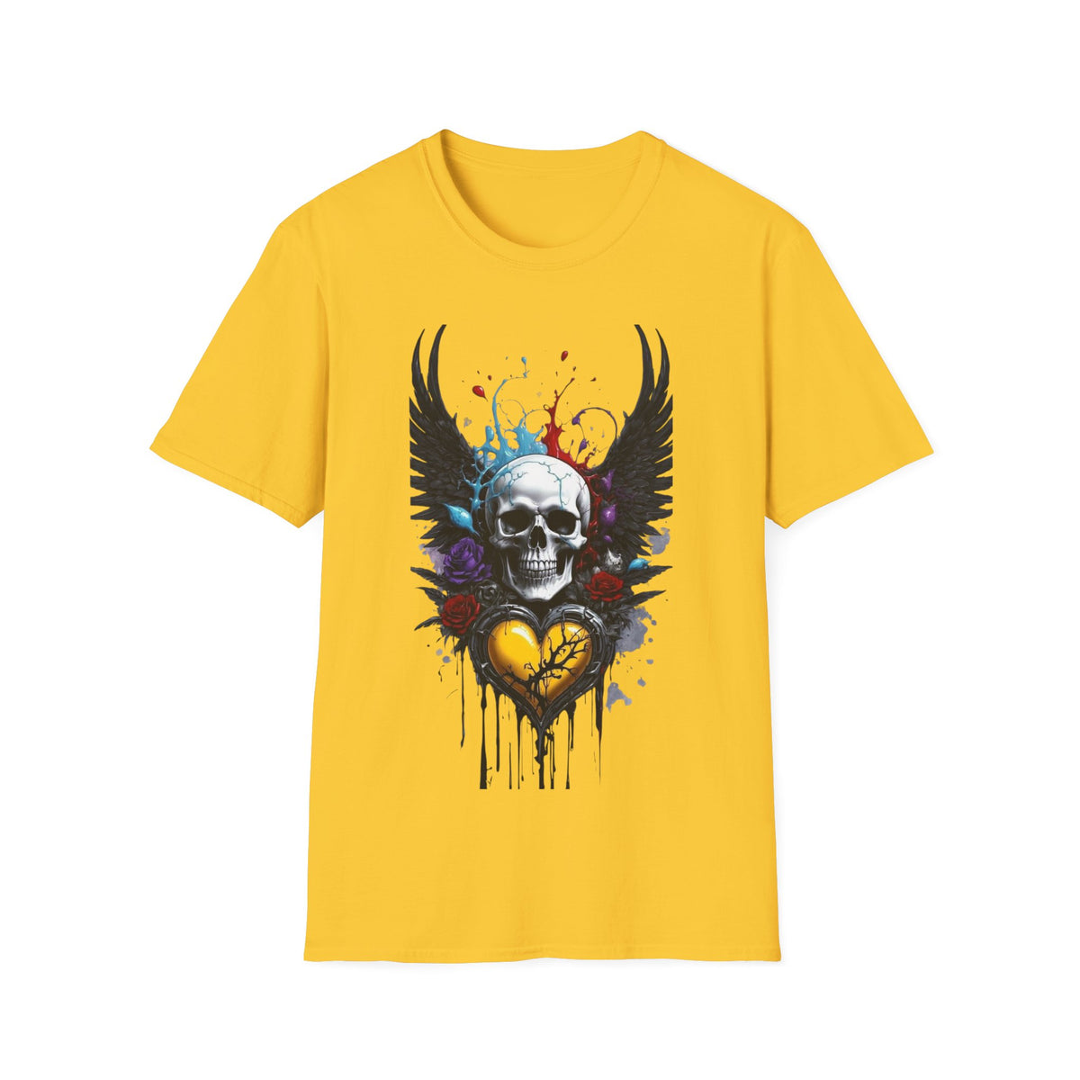 Skeleton Heart T-Shirt, Skull Love Tee
