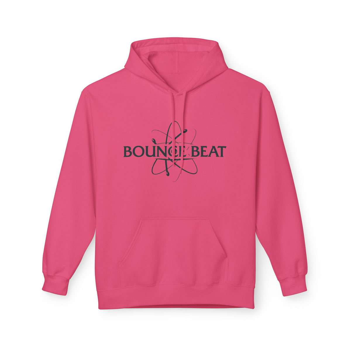 Bounce Beat Unisex Fleece Hoodie - Soft and Cozy Style for Music Lovers