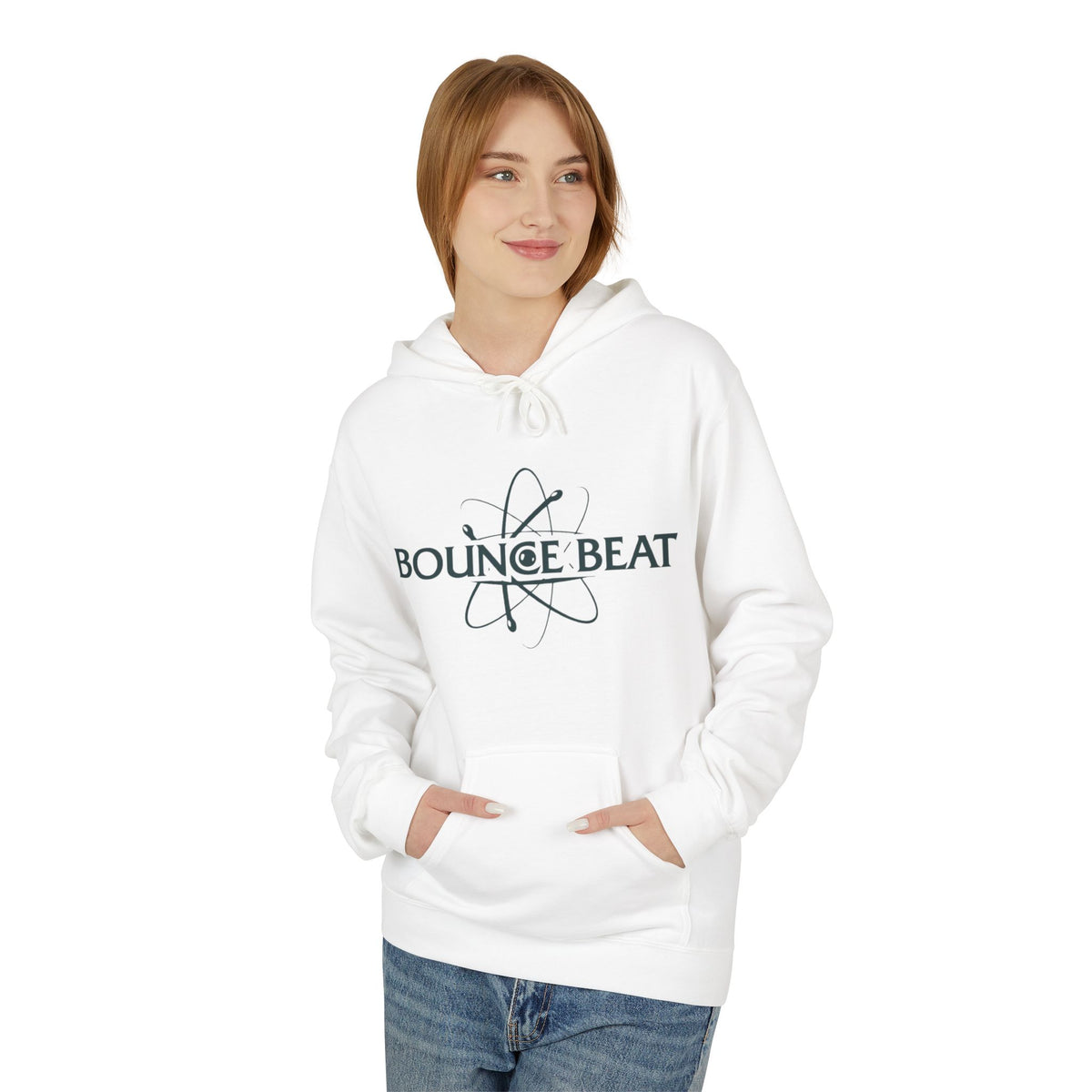 Bounce Beat Unisex Fleece Hoodie - Soft and Cozy Style for Music Lovers