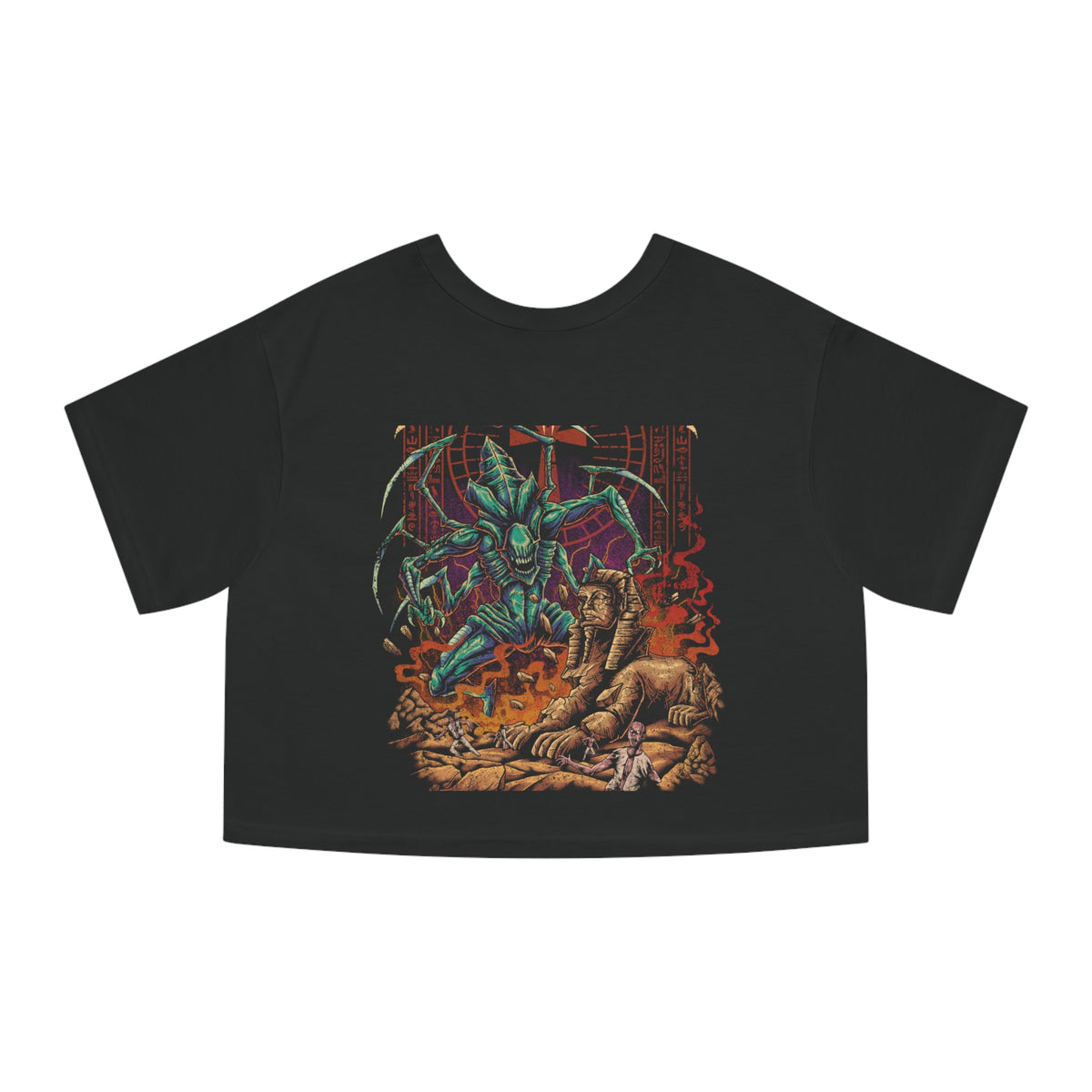 Bounce Beat Alien Invasion Champion Women's Heritage Cropped T-Shirt