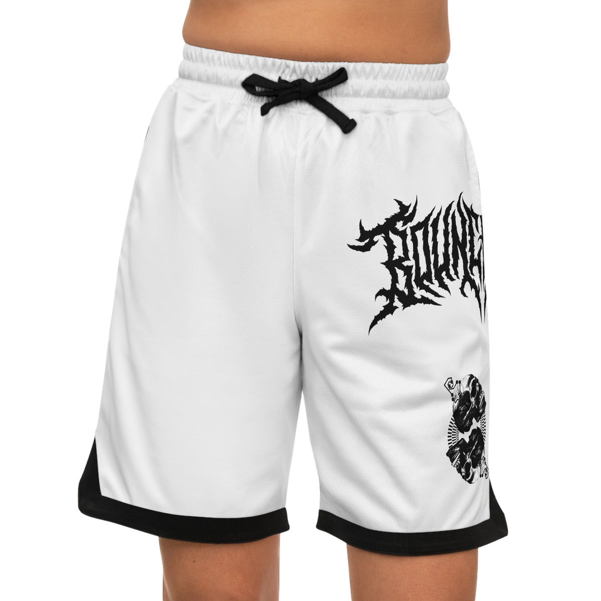 Bounce Beat Skeleton Head  Basketball Shorts