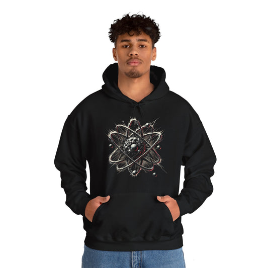 Bounce Beat Cosmic Energy Style Logo Softstyle Hoodie For Space Enthusiasts