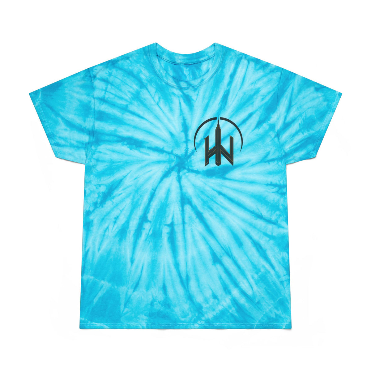 Bounce Beat Cyclone Tie-Dye Tee - Vibrant Yellow Graphic Shirt for Casual Style Party Raves Music Lovers